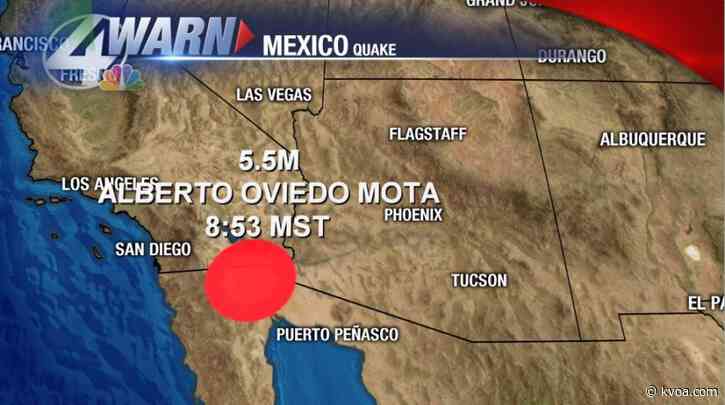 5.5 magnitude earthquake shakes northern Mexico