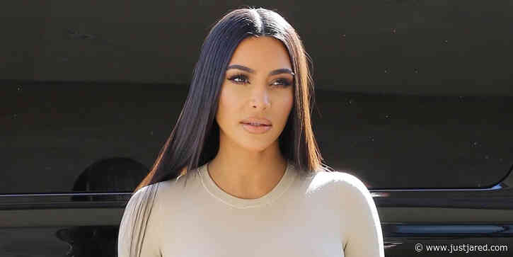 Kim Kardashian Wears Cute Fringe Pants While Arriving For Business Meeting