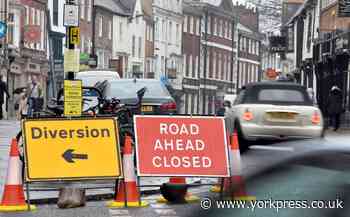 Roadworks scheduled for March