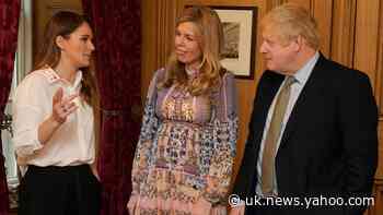 PM’s fiancee Carrie Symonds pictured for first time since baby announcement