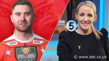 Lizzie Jones meets rugby league player she potentially helped to save