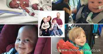 County Durham baby boy given just 5% chance of surviving after two cardiac arrests defies odds