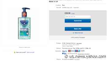 Hand sanitisers selling for more than 5,000% of recommended retail price online