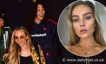 Little Mix are in high spirits as they touch down in Brazil without Perrie Edwards