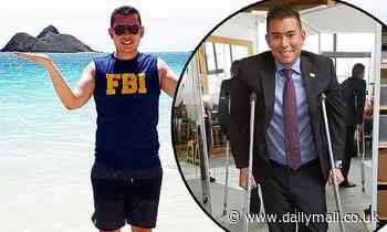 FBI's Derek Hedlund's leg was infected by flesh-eating bacteria
