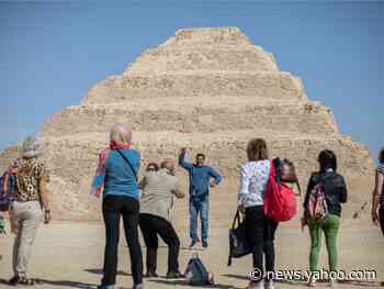 Inside the Pyramid of Djoser — the world's oldest still-standing stone building — that reopened after 14 years of restoration
