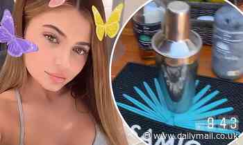 Kylie Jenner starts her 'good morning' off right by helping herself to a margarita at 9:43 am