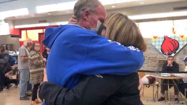 Couple Remove Their Masks For A Kiss After Coronavirus Forced Them Apart