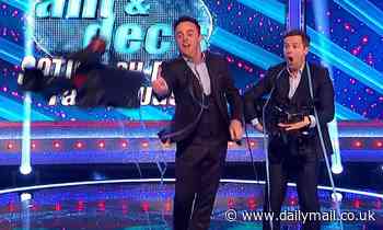 Ant leaves Dec speechless as he destroys a camera on Saturday Night Takeaway