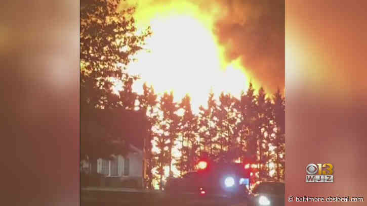 Abandoned House In Carroll County Catches Fire, Partially Collapses, Officials Say