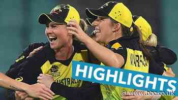 Women's T20 World Cup highlights: Meg Lanning top scores as Australia reach T20 World Cup final