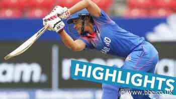 Highlights: Chantham scores Thailand's first World Cup 50 before rain intervenes