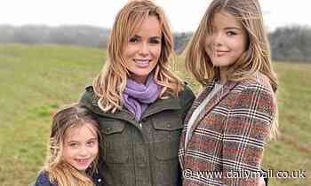 Amanda Holden posts rare snap with her daughters after a relaxing stroll in the Cotswolds