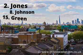 The most common surnames in London