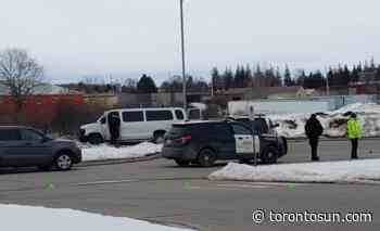 Wild 30 km police chase ends at OPP HQ in Orillia - Toronto Sun