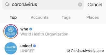 Instagram’s Coronavirus Efforts Mirror Those of Parent Company Facebook