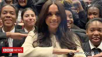 International Womens Day: Duchess of Sussex surprises schoolchildren