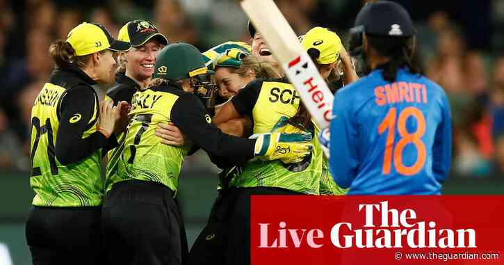 Australia beat India by 85 runs to win Women's T20 World Cup final – live!