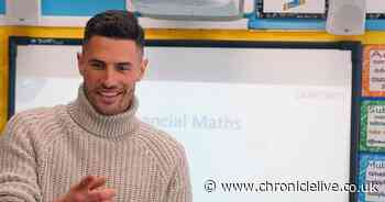 Newcastle United star Fabian Schär gives Walker schoolchildren a lesson in money management