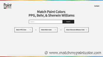 Paint Color Matching App (Sherwin, Behr, PPG)