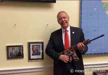 Republican congressman threatens Joe Biden and Beto O'Rourke in sinister gun video