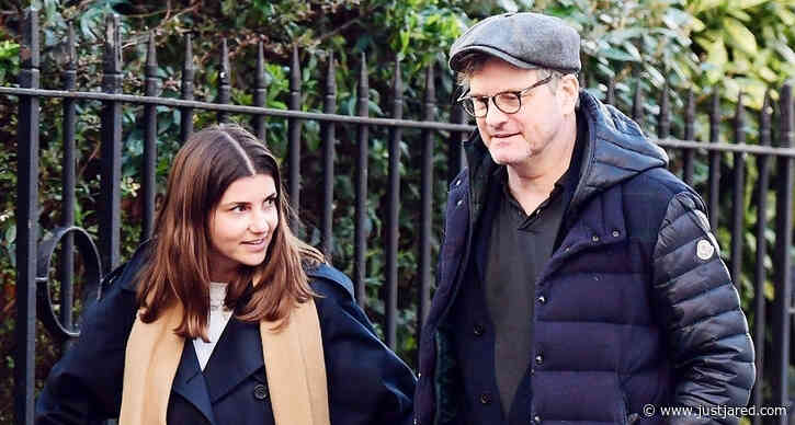 Colin Firth Enjoys Day Out with Mystery Woman After Announcing Split From Wife Livia