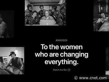Apple dedicates its homepage to International Women's Day     - CNET