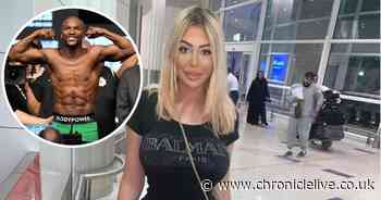 Chloe Ferry meets Floyd Mayweather in Newcastle and leaves a cheeky message