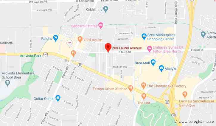 Man shot while allegedly breaking into Brea home