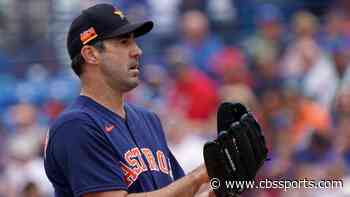 Astros ace Justin Verlander leaves spring training start due to triceps soreness