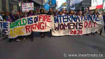 'We are rising': Thousands march in downtown Toronto on International Women's Day - Newstalk 1010 (iHeartRadio)