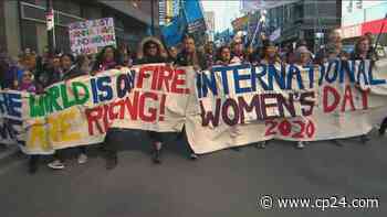 Thousands march in downtown Toronto on International Women's Day - CP24 Toronto's Breaking News
