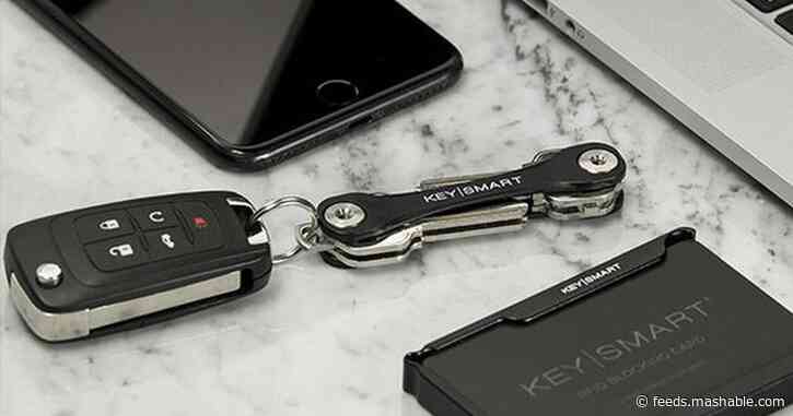 Organize your mess of keys with this sleek, compact gadget