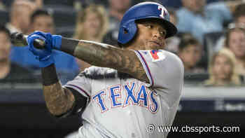 Rangers' Willie Calhoun hospitalized after getting hit in face with fastball