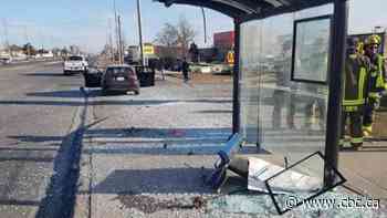 Girl seriously hurt after driver smashes into bus shelter in Mississauga