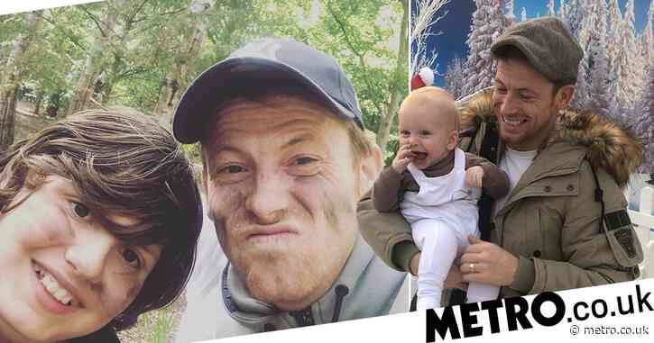 How many children does Joe Swash have and who is the mother to his first son Harry?