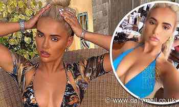Love Island's Molly-Mae Hague flaunts her assets in skimpy bikinis as she soaks up the sun