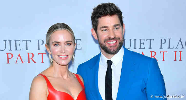 Emily Blunt Looks Red Hot in Leather at 'A Quiet Place Part II' Premiere with John Krasinski!