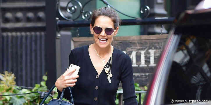 Katie Holmes Is All Smiles Grabbing Lunch in New York City