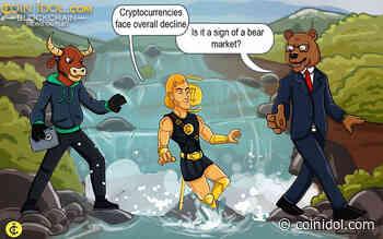 Bitcoin and Cryptocurrency Bear Market is Imminent, Tezos Declines by 10% - Coin Idol