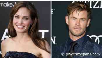 Angelina Jolie is flirting with Chris Hemsworth. And the daughter of papa Brad Pitt - Play Crazy Game