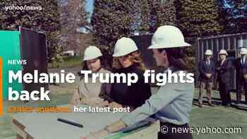 First lady pushes back against critics