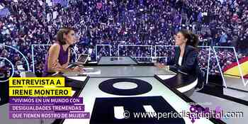 Ana Pastor invita a Irene Montero para celebrar juntas el 8-M y acaban enzarzadas por la demagogia de la podem - Periodista Digital