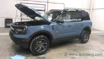 2021 Ford Bronco Sport shown completely undisguised in leaked photos