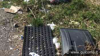 Erba, discarica a cielo aperto in via Vallassina: incivili buttano di tutto a lato strada - QuiComo