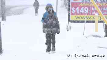 Surprise snowstorm drops 4 cm of snow on Ottawa - CTV News