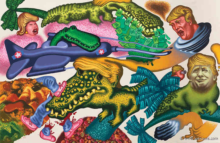 Is Peter Saul’s Gross-Out Painting Political?