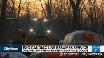 Service resumed on Exo's Candiac line - CityNews Montreal
