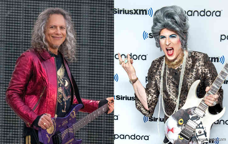 Watch Metallica’s Kirk Hammett take on Mrs. Smith in a ‘Wah-off’ guitar duel, and lose