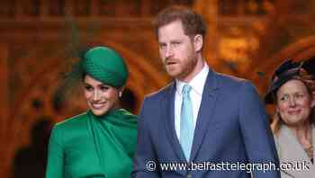 Hugs and elbow bumps as Harry and Meghan make last appearance as working royals